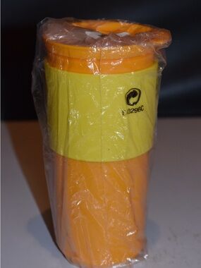 Tupperware Yellow and Orange Eco To Go Cup